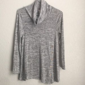Women’s tunic cowl neck sweater